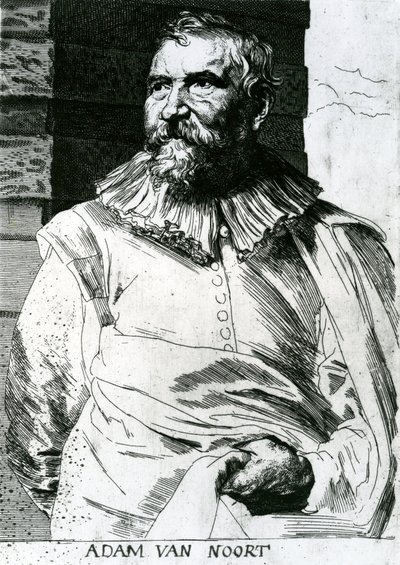 Adam Van Noort by Anthony van Dyck